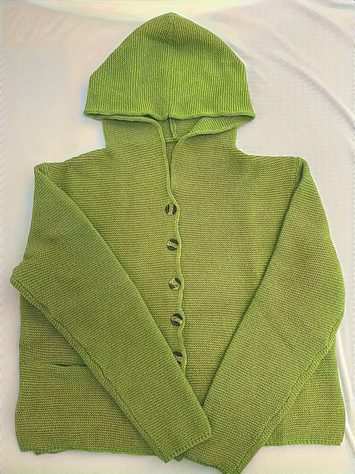 Cárdigan Casual con Capucha