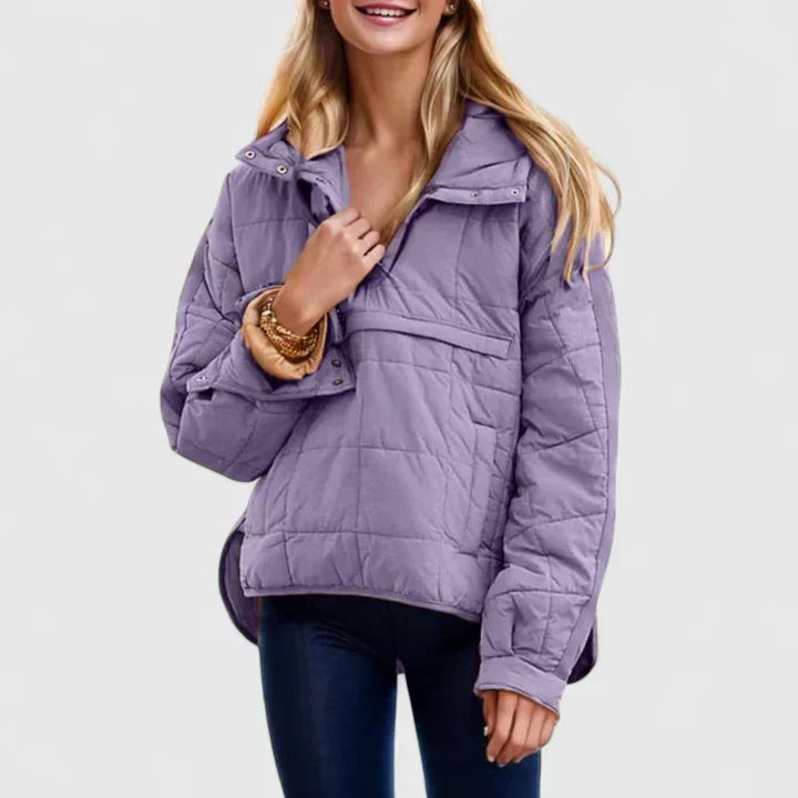Chaqueta Anorak Acolchada – Morado