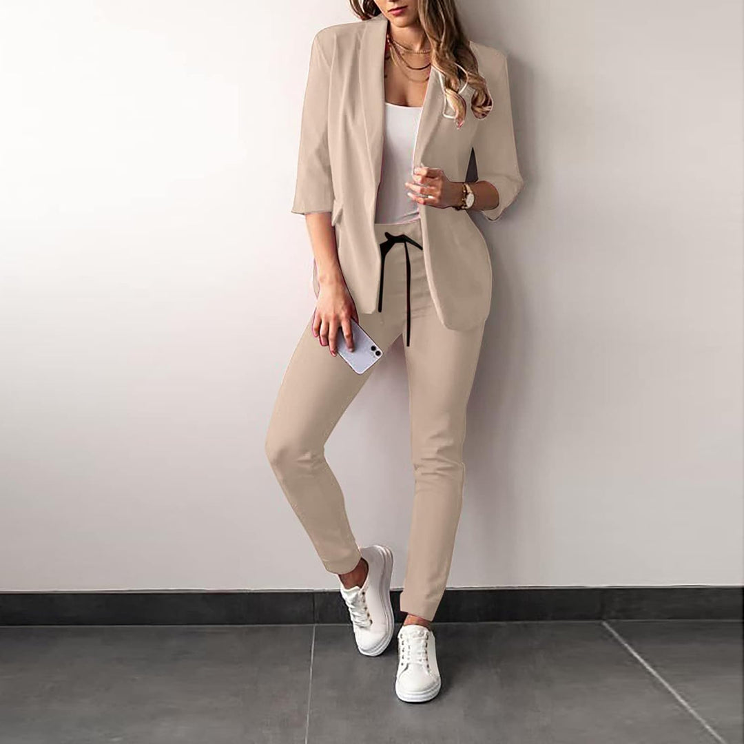 Conjunto Blazer y Pantalón – Caqui