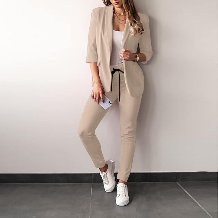 Conjunto Blazer y Pantalón – Caqui