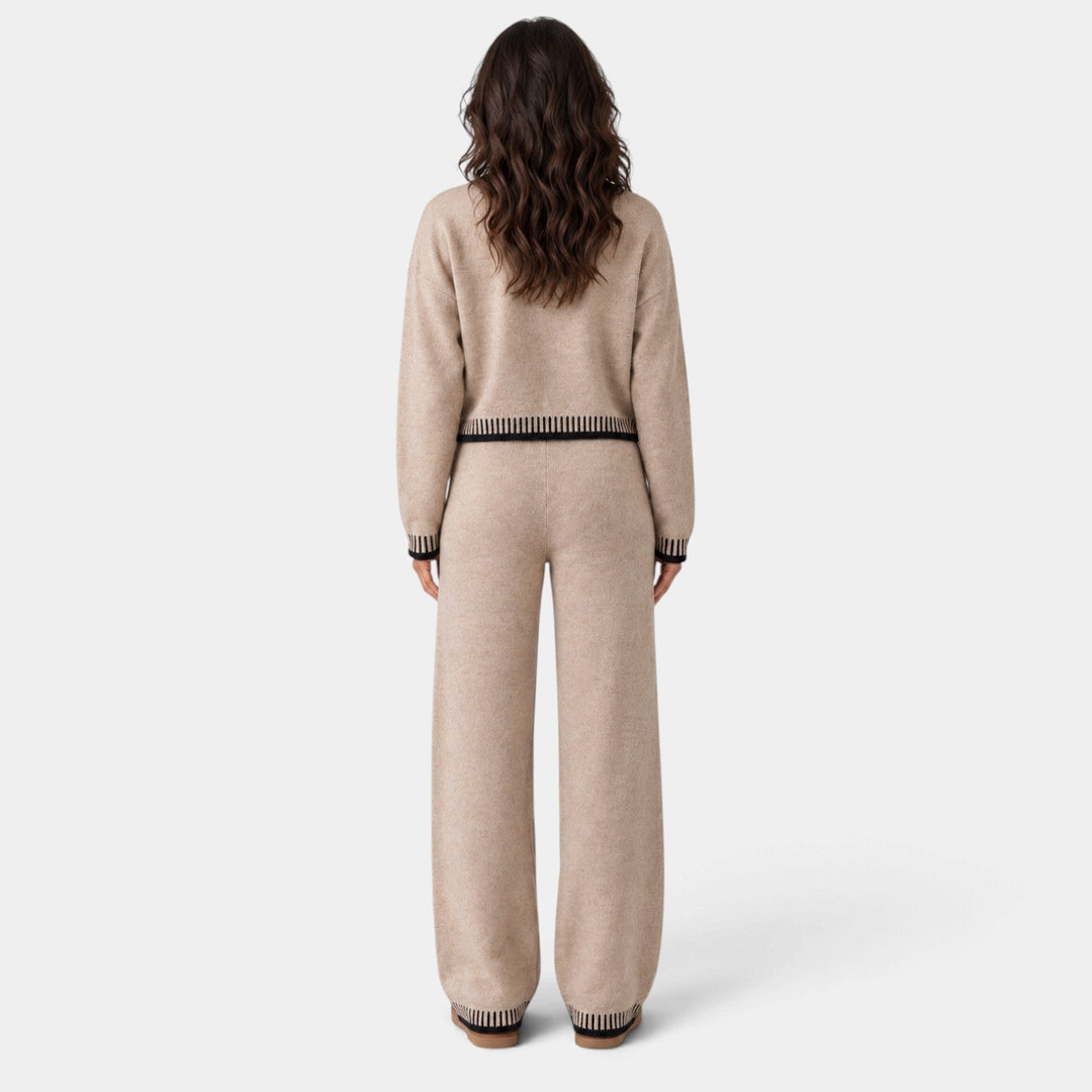 Conjunto con Cárdigan y Pantalón