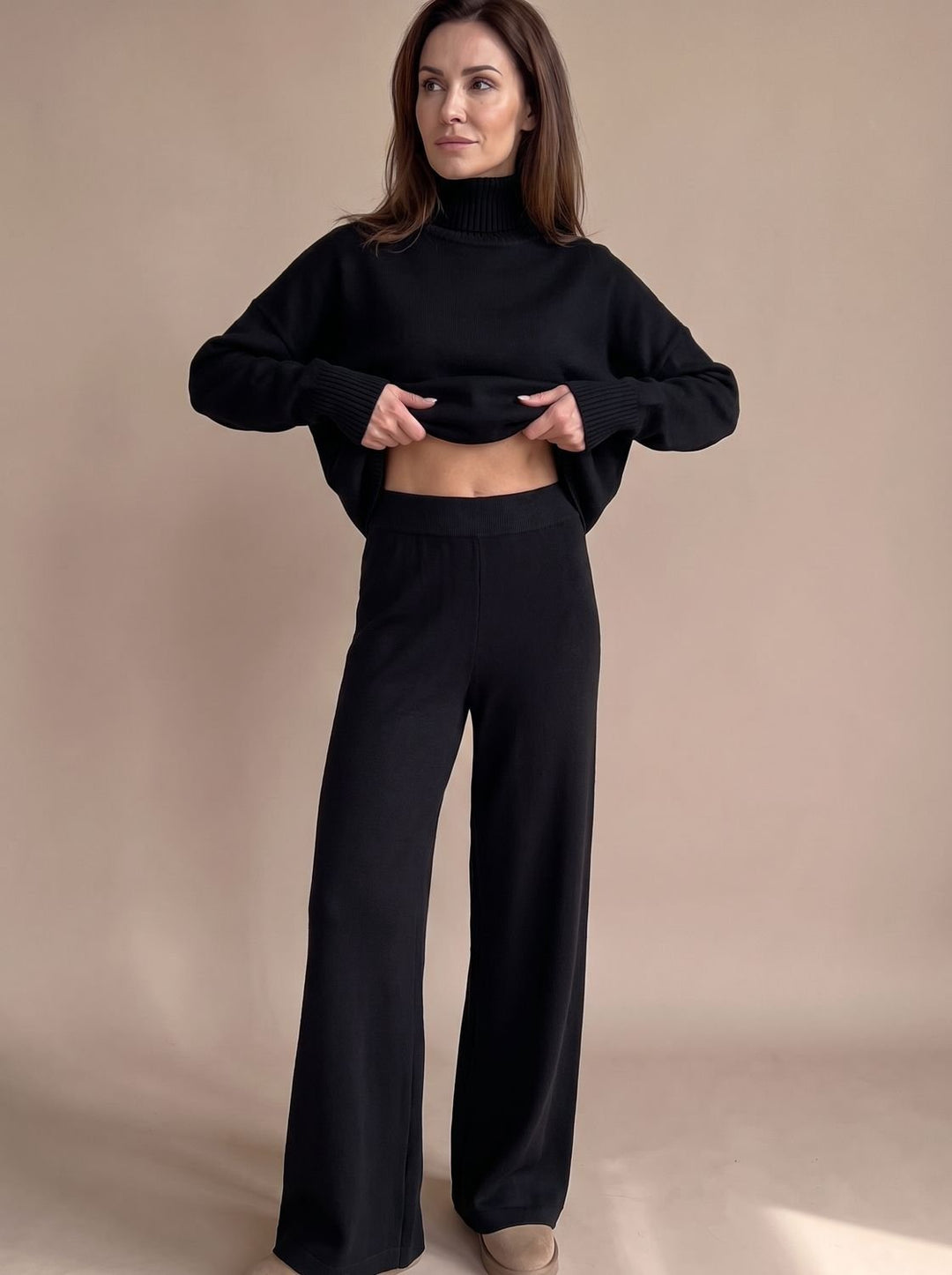 Conjunto de Cuello Alto – Negro
