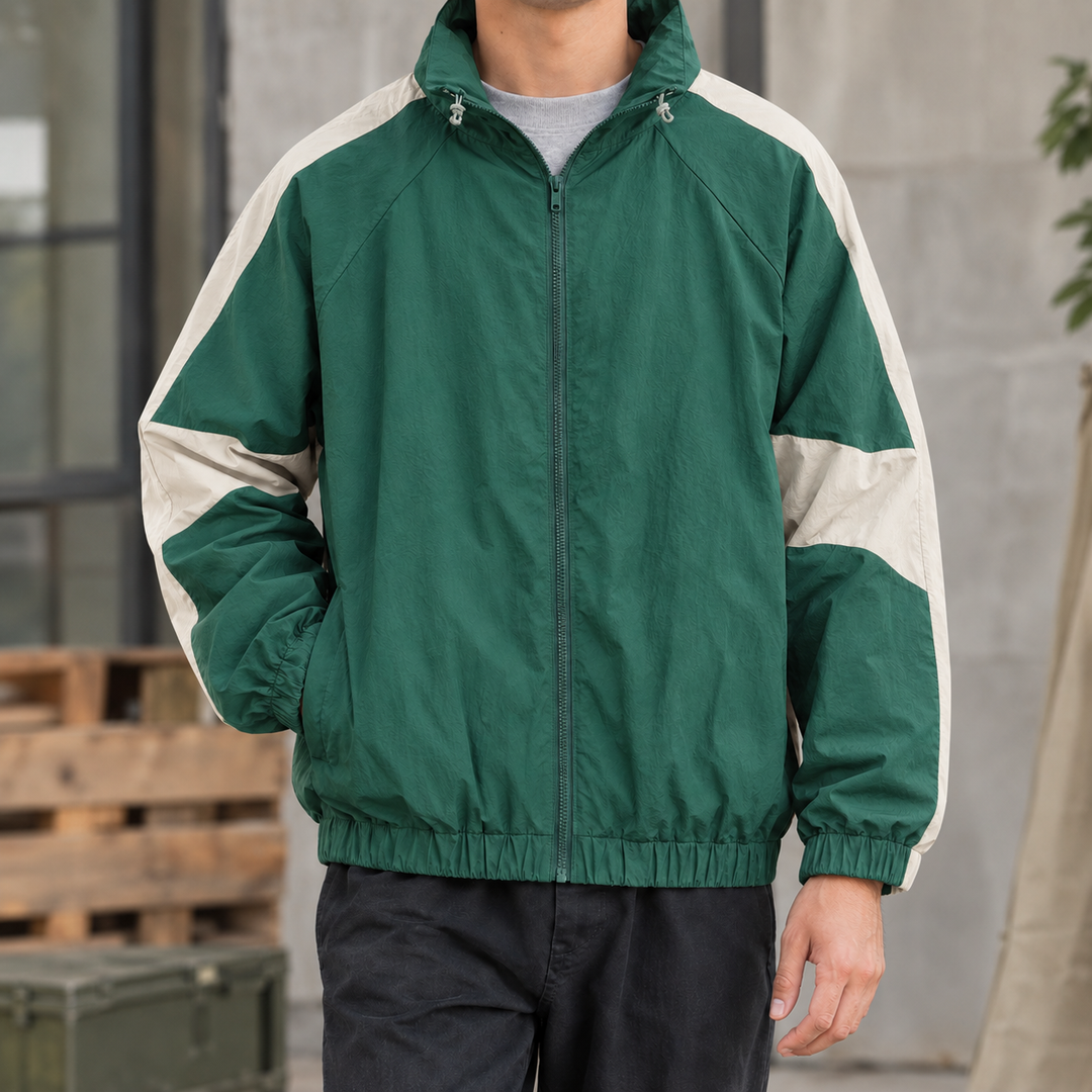 Chaqueta Deportiva Relajada – Verde