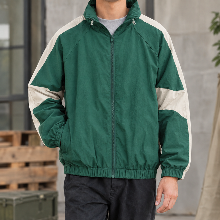 Chaqueta Deportiva Relajada – Verde