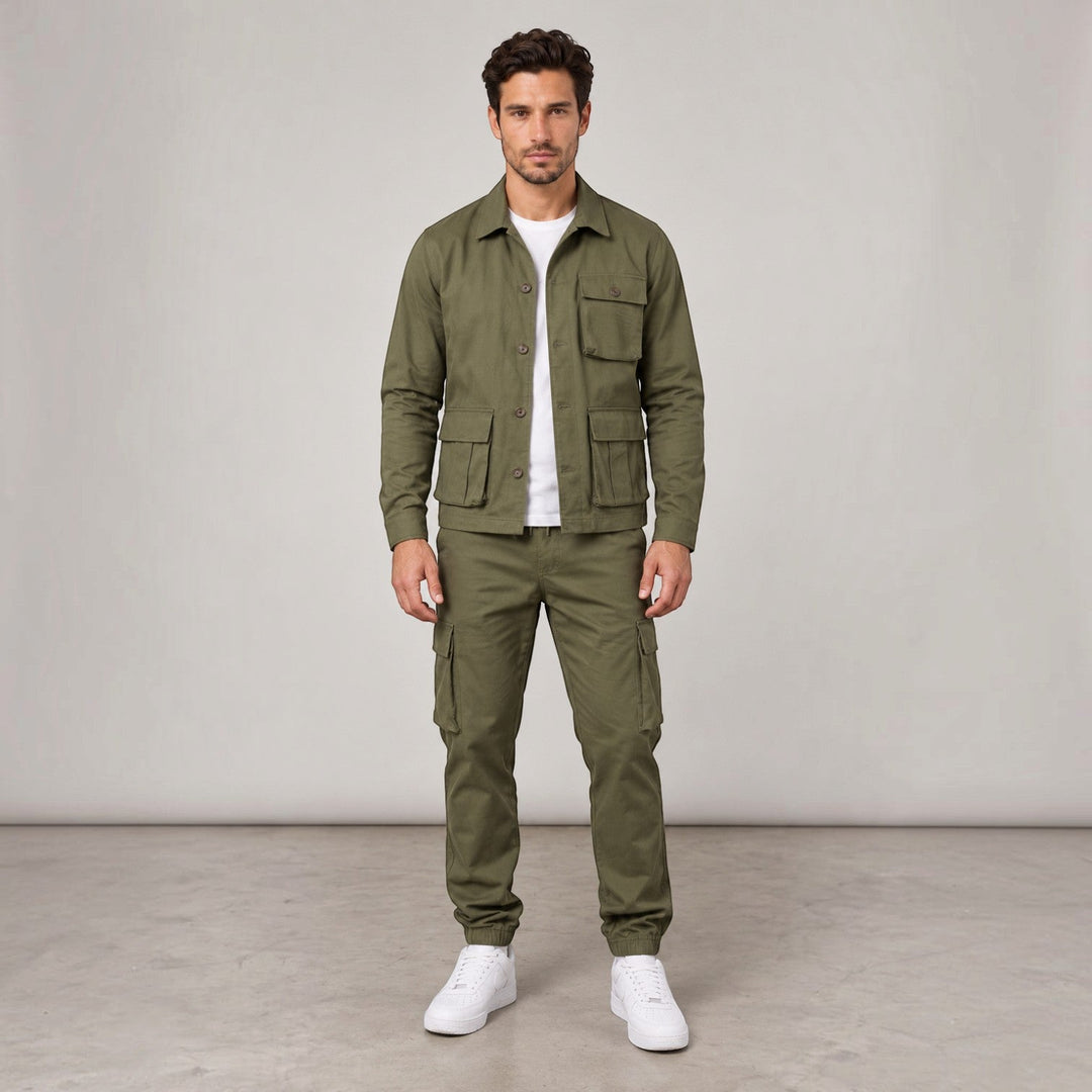 Conjunto Safari Dos Piezas – Verde Militar