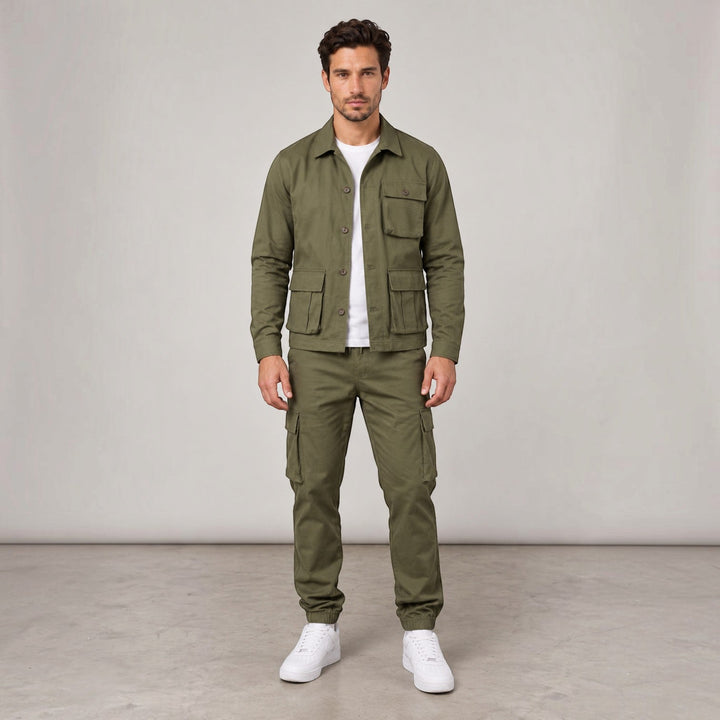 Conjunto Safari Dos Piezas – Verde Militar