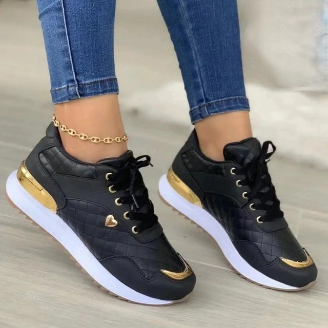 Zapatillas Urbanas Acolchadas – Negro