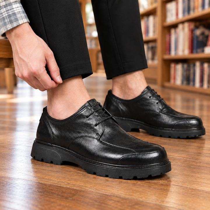 Zapatos Derby con Suela Dentada