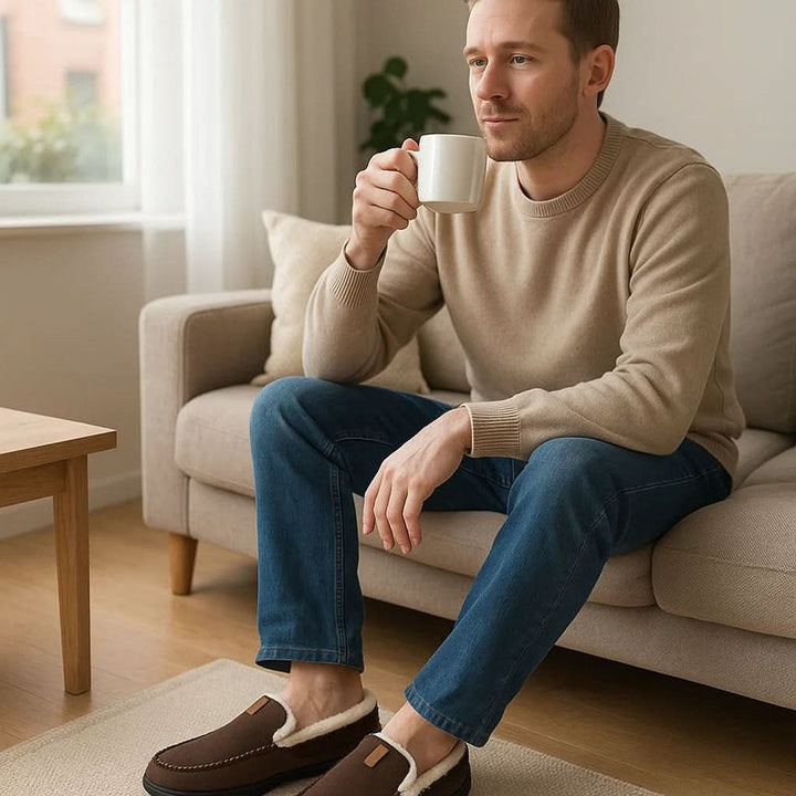 Zapatos loafers para hombre - Tobillo alto sin cierre